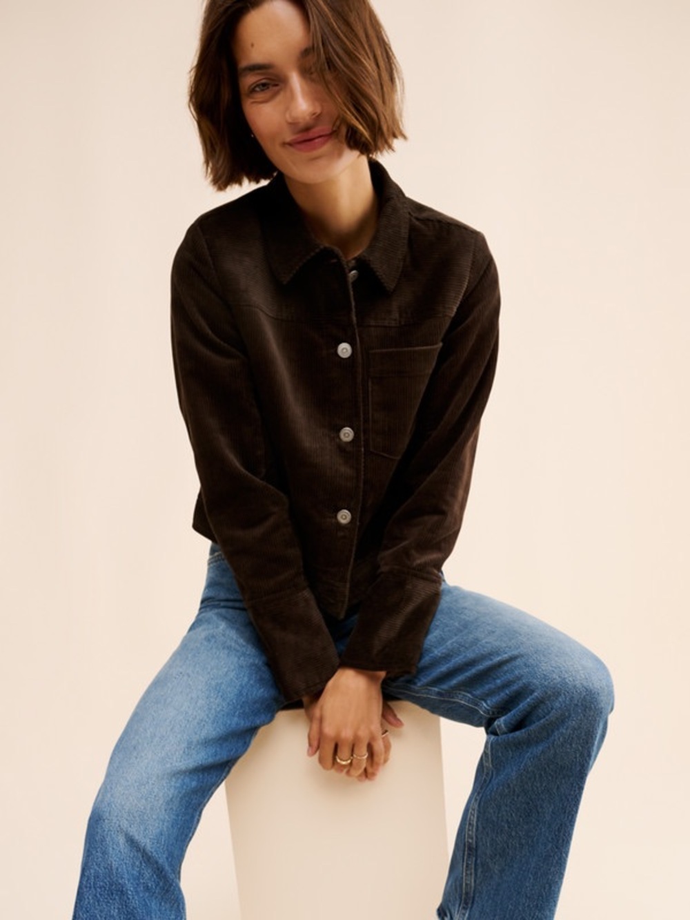 ALEX MILL Betty Cord Cropped Jacket - Picture 4 of 10
